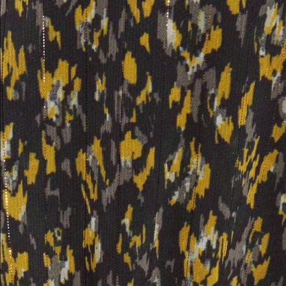 Nordstrom Adelyn Rae Vania Print Pleats & Ruffles‎ Long Sleeve Mini Dress Size M - Picture 12 of 13